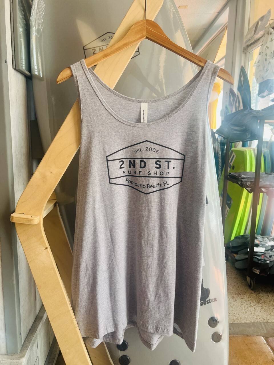 mens 2nd st tank gry 2nd Street Surf Shop